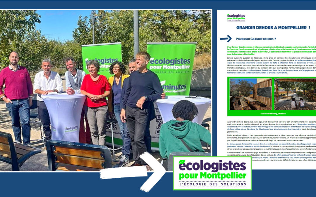 Grandir dehors à Montpellier !