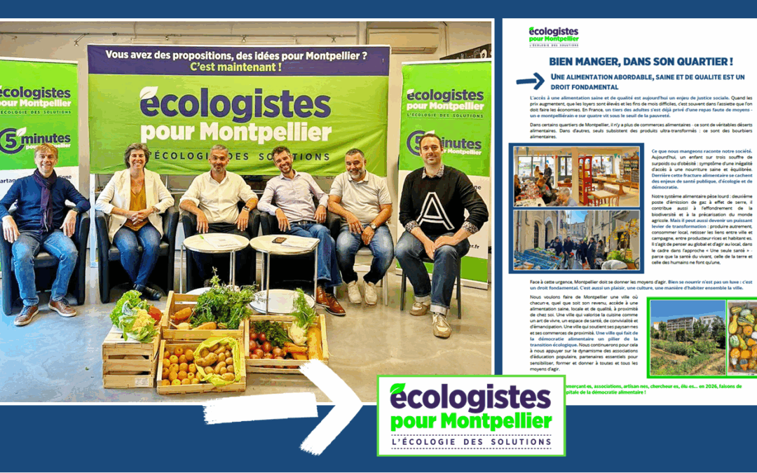 BIEN MANGER, DANS SON QUARTIER !